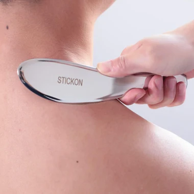 Stainless Steel Gua Sha Muscle Scraper Tools Set, Scraping Massage Tool (M), view 2