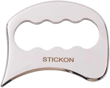 2 in 1 Stainless Steel Gua Sha Muscle Scraper Tools Set (STICKON-62), view 4