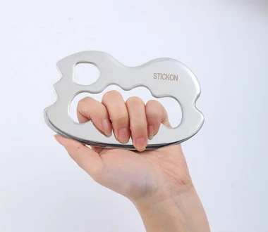 3 in 1 Stainless Stee Gua Sha Set, Scraping Massage Tools Kit & IASTM (STICKON-38), view 4