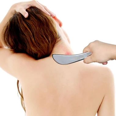 2 in 1 Stainless Steel Gua Sha, Acupressure Pen, Muscle Scraper Tools (STICKON-59), view 3