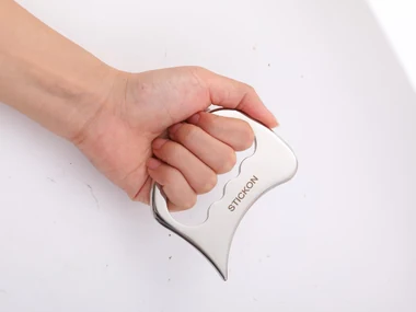 2 in 1 Stainless Steel Gua Sha Muscle Scraper Tools Set (STICKON-61), view 3