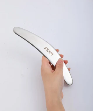 2 in 1 Stainless Steel Gua Sha Muscle Scraper Tools Set (STICKON-62), view 2