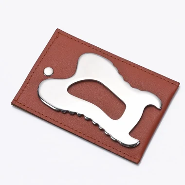 Stainless Steel Massage Scraper Tool, Gua Sha Scraping Tool for Physical, view 2