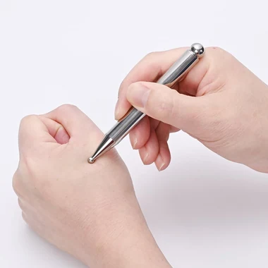 Stainless Steel Acupuncture Pen Trigger Point Massage Tool for Full Body (STICKON-64), view 3