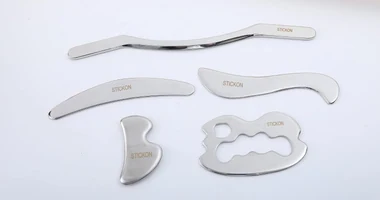 Stainless Steel Gua Sha Muscle Scraper Tools Set, Gua Sha Massage (STICKON-39), view 2