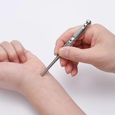 Stainless Steel Acupressure Pen Trigger Point Massage Tool Relief Pain (STICKON-65), view 4