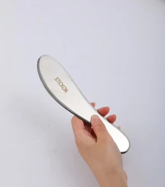 Stainless Steel Gua Sha 2 in 1 Scraping Massage Tools Scar Tissue Tool (STICKON-35), view 6