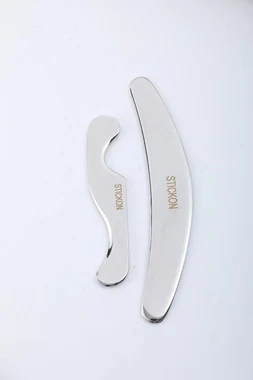 Gua Sha Stainless Steel 2 Pack Metal Muscle Scraper Tools Set (STICKON-36), view 2