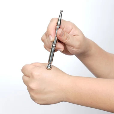 Stainless Steel Acupuncture Pen Trigger Point Massage Tool Relief Pain (STICKON-57), view 2