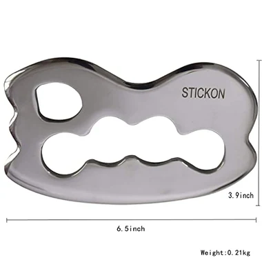 Stainless Steel Gua Sha Scraping Massage Tool IASTM Tools Great Soft (STICKON-01), view 6